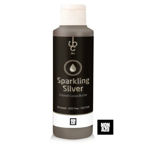 Sparkling Silver Coloured Cocoa Butter